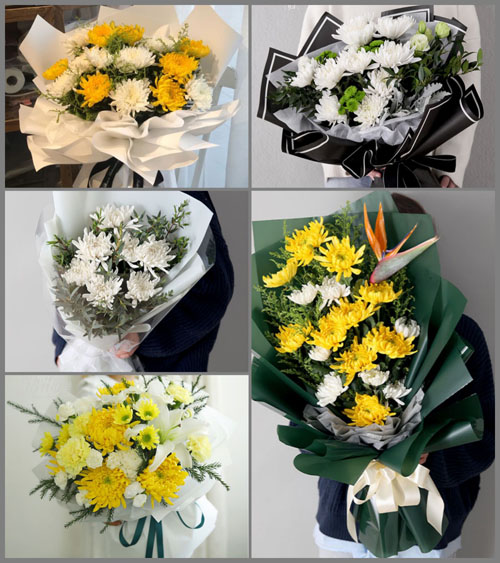 陕西西安市鄠邑区祖庵镇白事花束代送